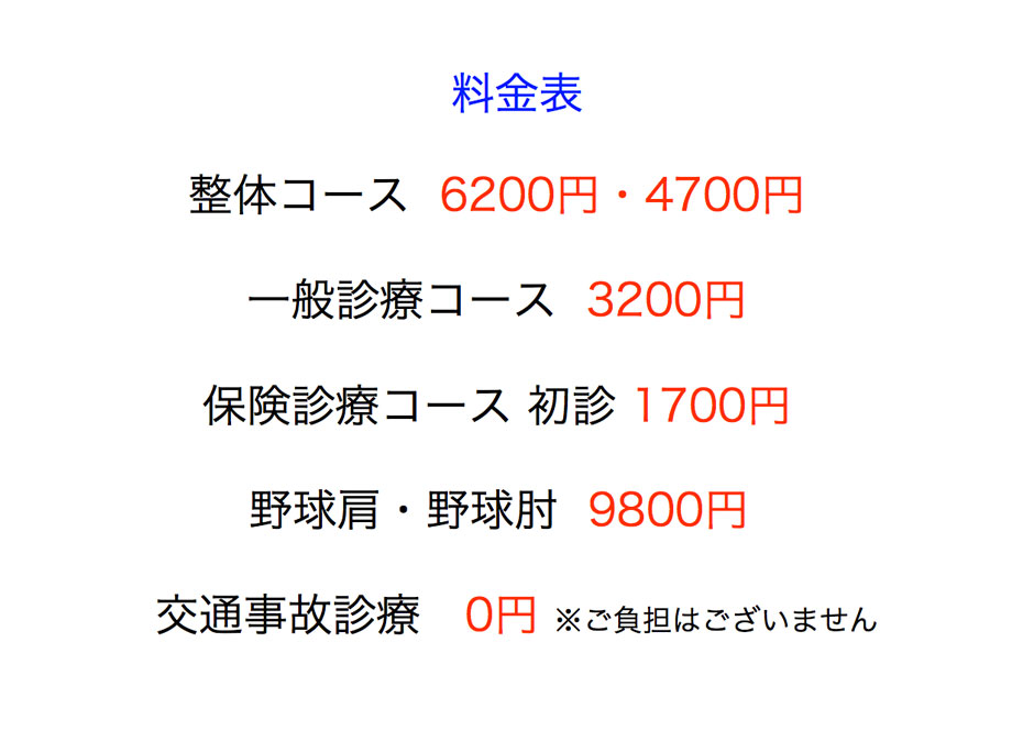 新料金表